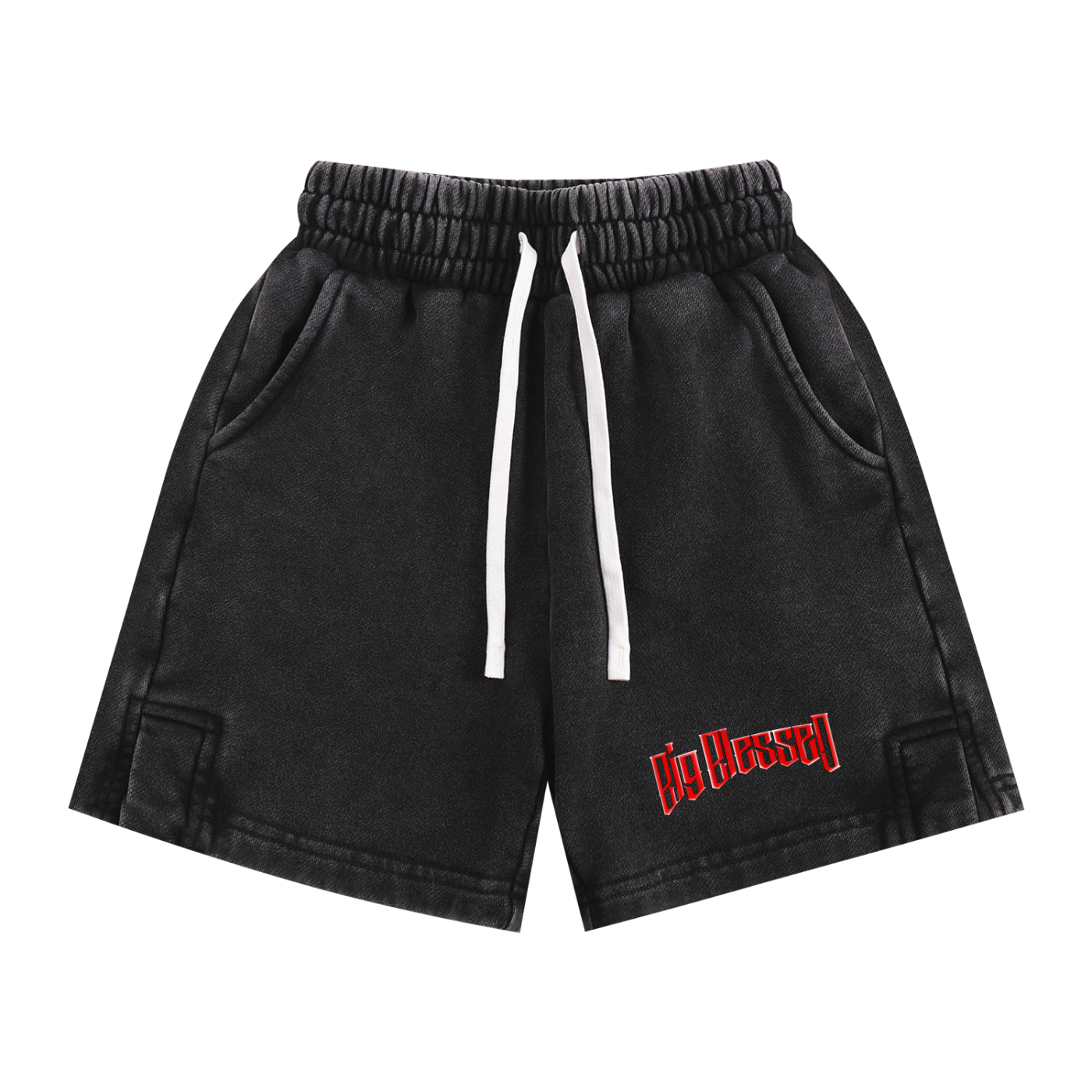 "Kids Reap What You Sow" Snow Washed Shorts