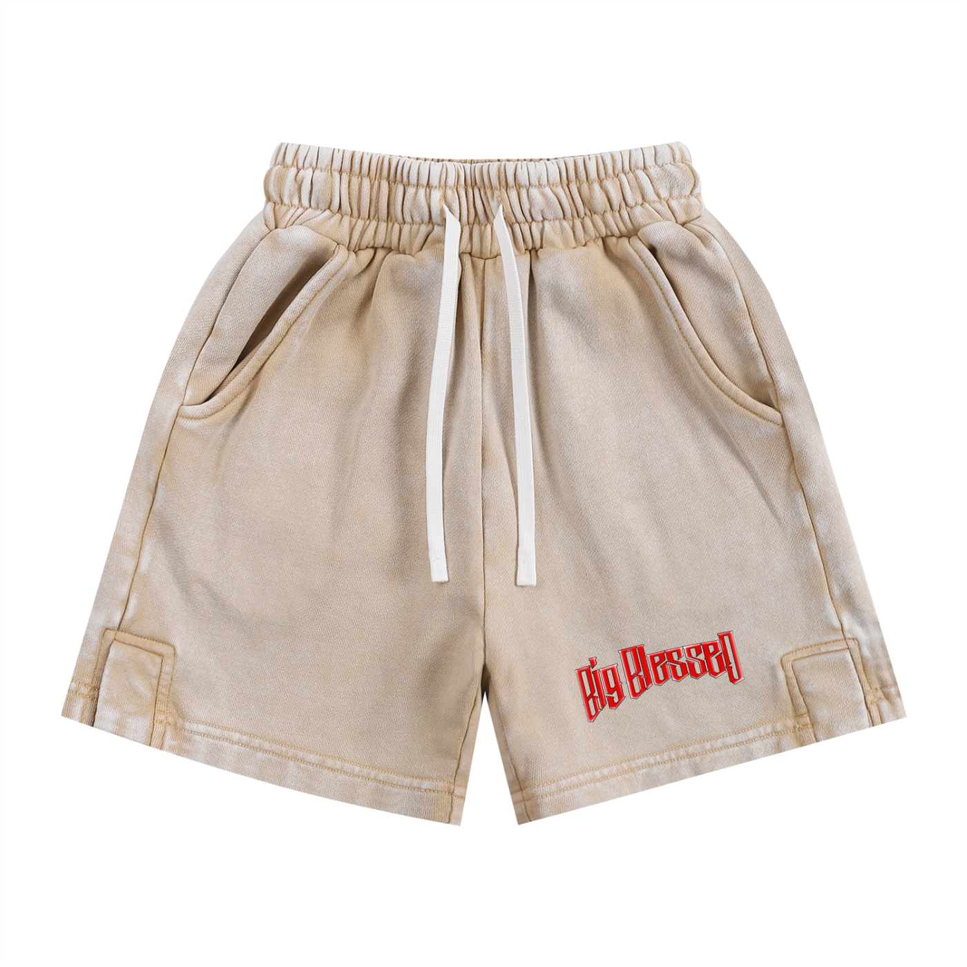 "Kids Reap What You Sow" Snow Washed Shorts