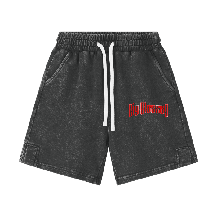 BB Kids Heavyweight 290G Vintage Washed  100% Cotton Shorts