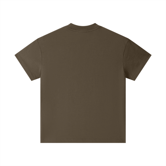 Kids Big Blessed Island Heavyweight 305G Earth Tone FOG 100% Cotton T-Shirt