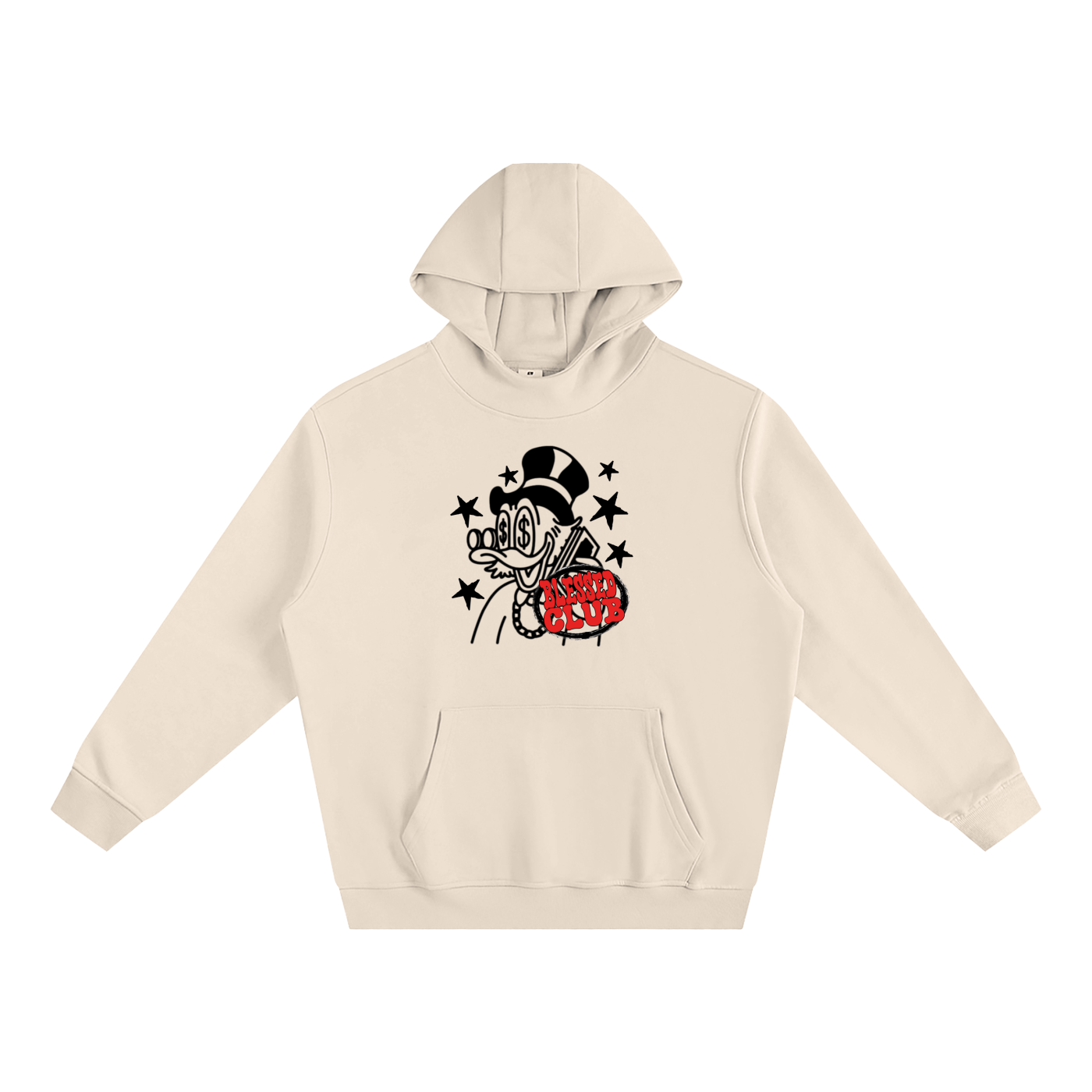 Fleeced High Neck Hoodie