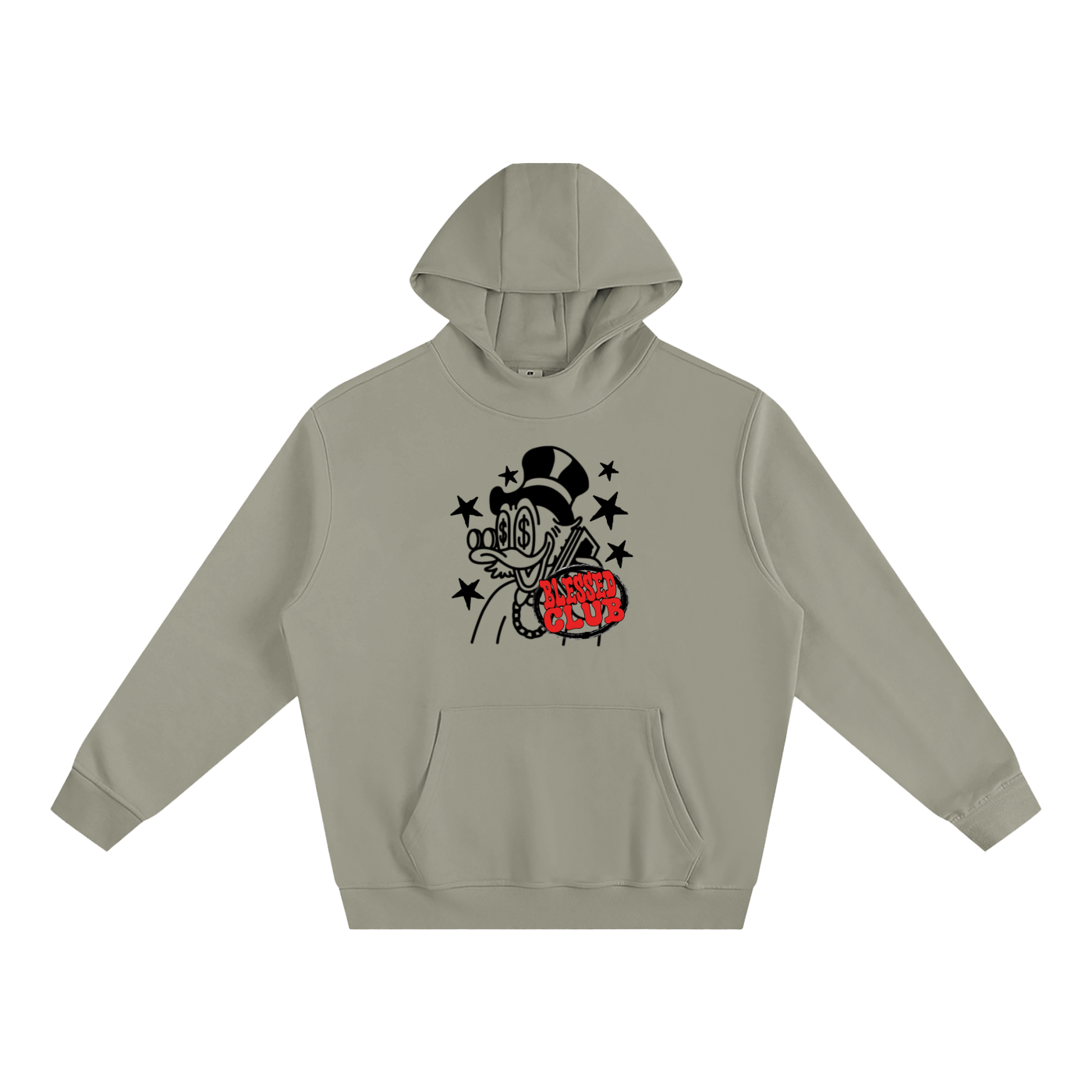 Fleeced High Neck Hoodie