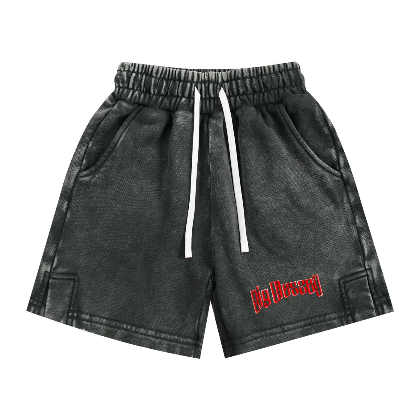 "Kids Reap What You Sow" Snow Washed Shorts