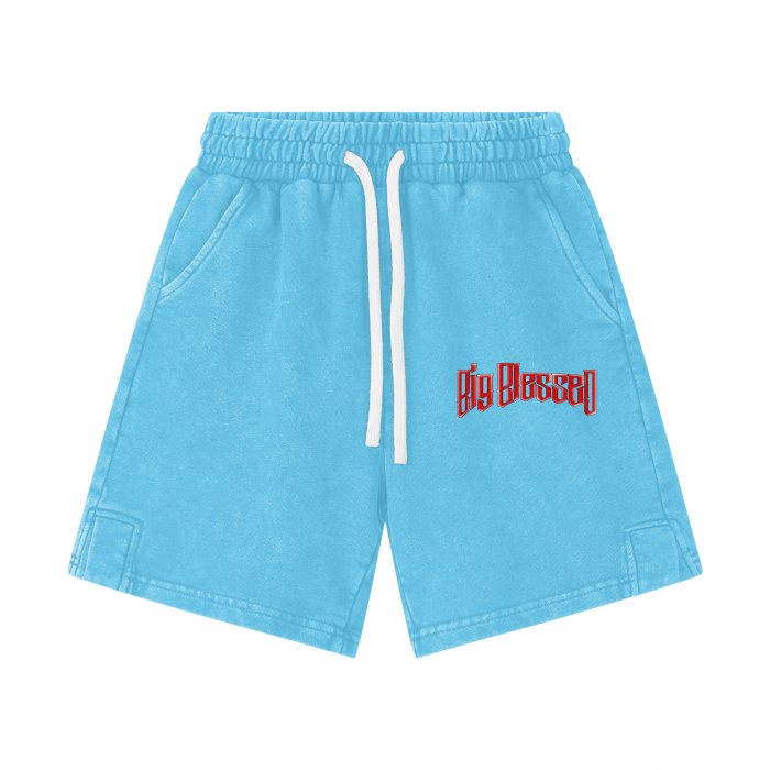 BB Kids Heavyweight 290G Vintage Washed  100% Cotton Shorts