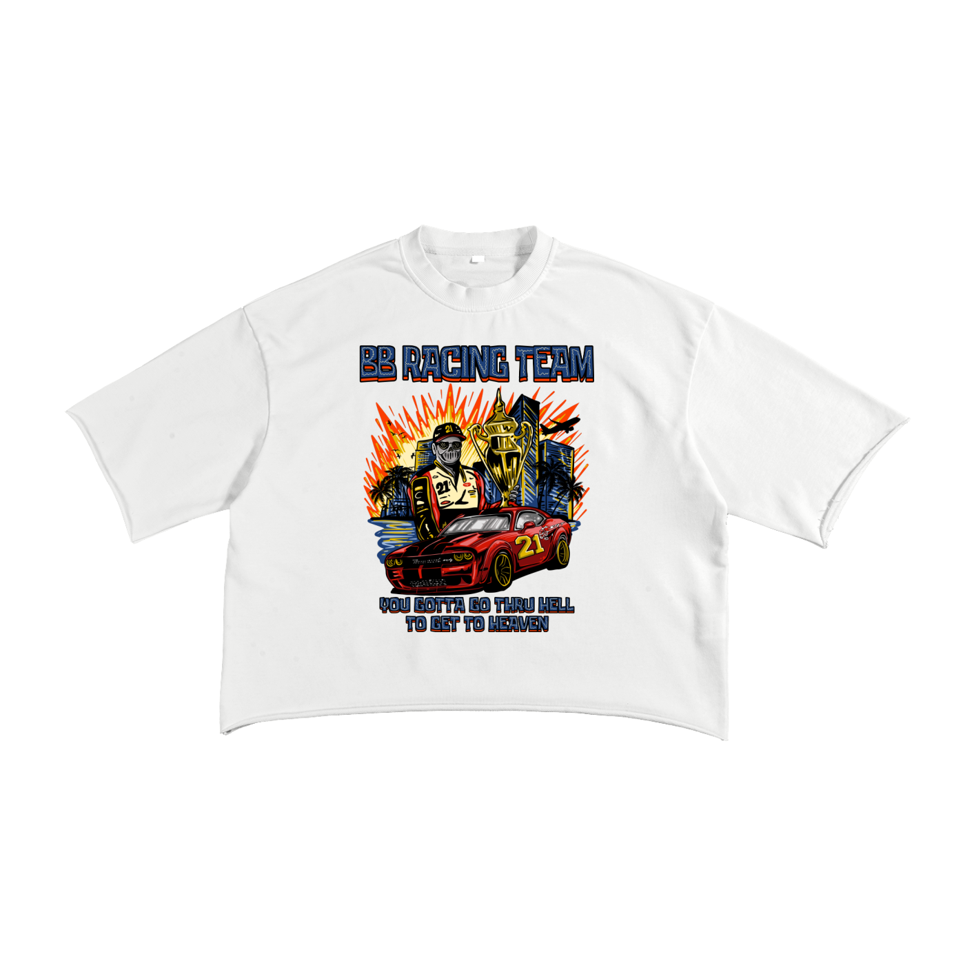 French Terry Raw Edge T-shirt